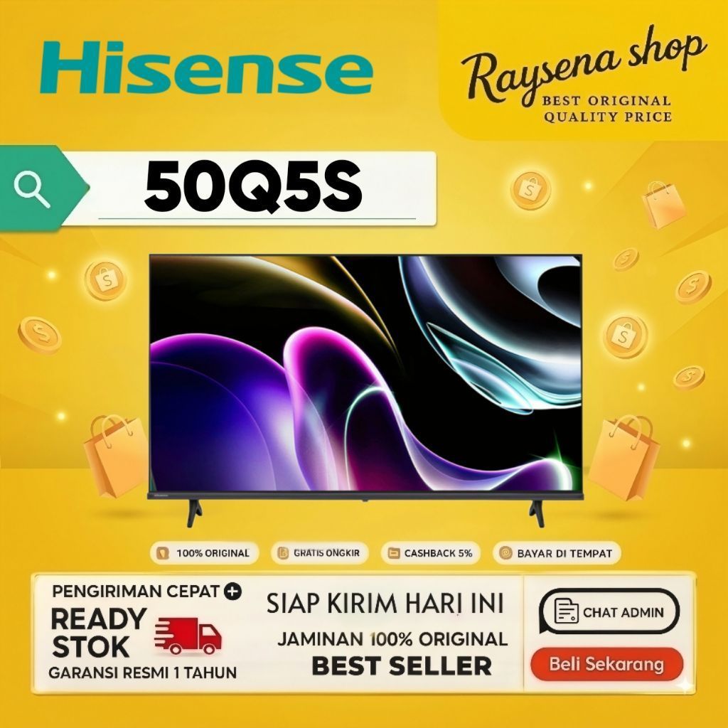HISENSE 50 INCH HISENSE 50Q5S SMART TV