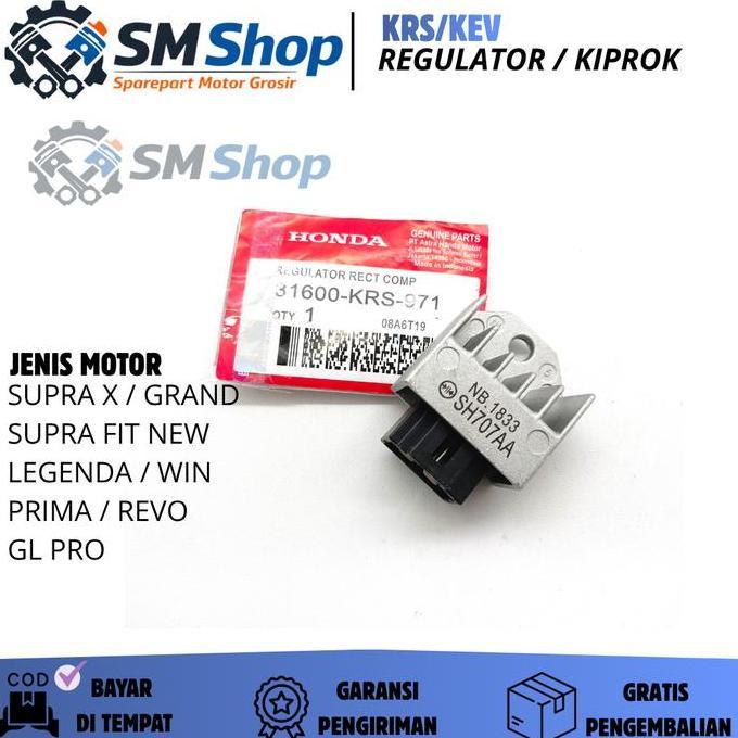 Promo KRS/KEV REGULATOR/ KIPROK SUPRA, SUPRA FIT, LEGENDA, REVO 100, GRAND, WIN, ASTREA/ CIPROK/ KPR