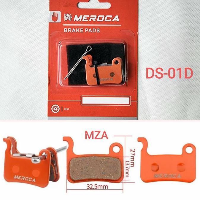 Brake Pad Meroca For Shimano Deore SLX XT XTR LX Saint Zoom Kampas Rem DS-01D