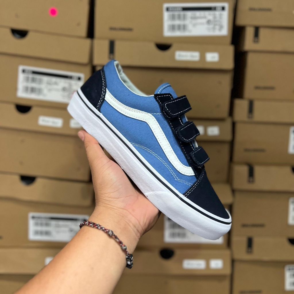 Vans Old Skool Velcro Navy