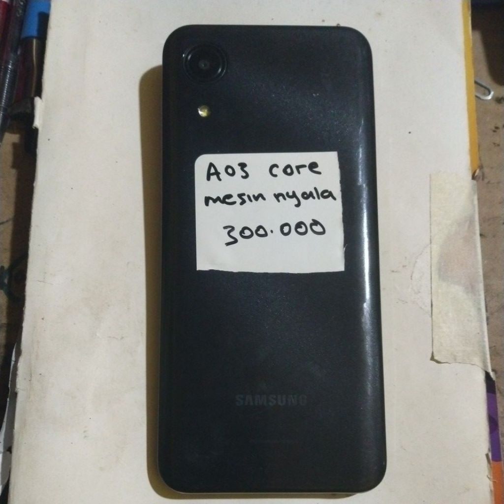 Samsung A03 Core kondisi mesin nyala minus layar