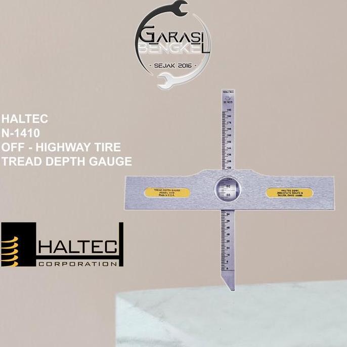 ekaekistore23 - haltec n-1410 off-highway tire tread depth gauge - ukur ketebalan ban