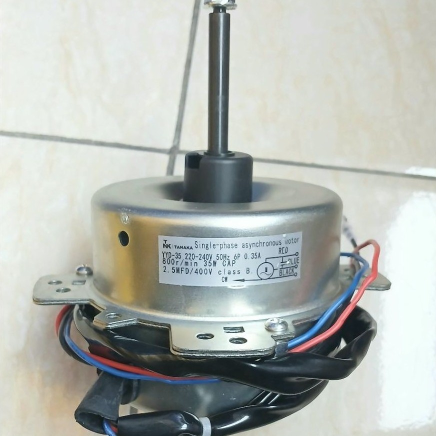 Fan motor oudoor AC YDK 35-6 Cw putaran kanan