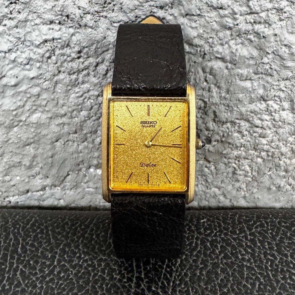 jam seiko tank dolce gold plated vintage wt1