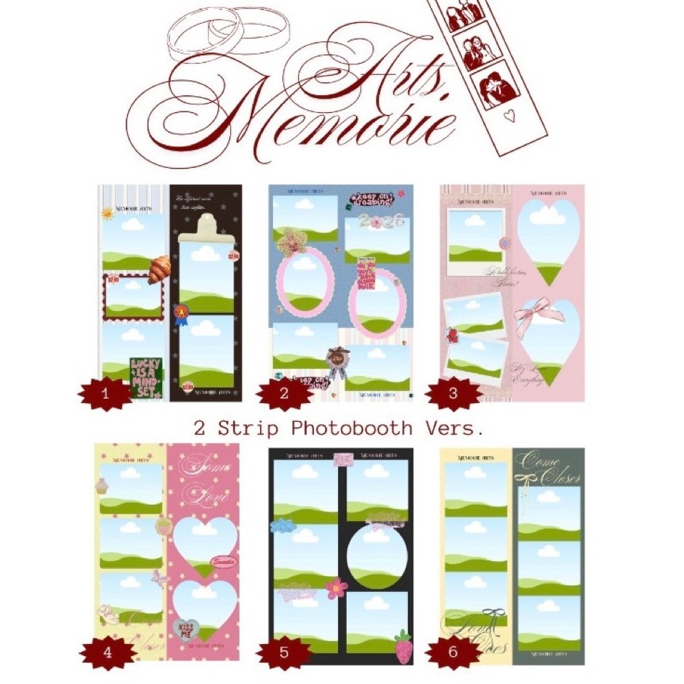 (2) Template Strip Photobooth.