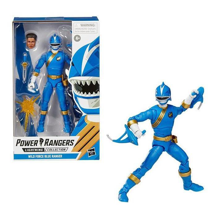 POWER RANGERS Figure Lightning Collection Wild Force Blue Shark Ranger