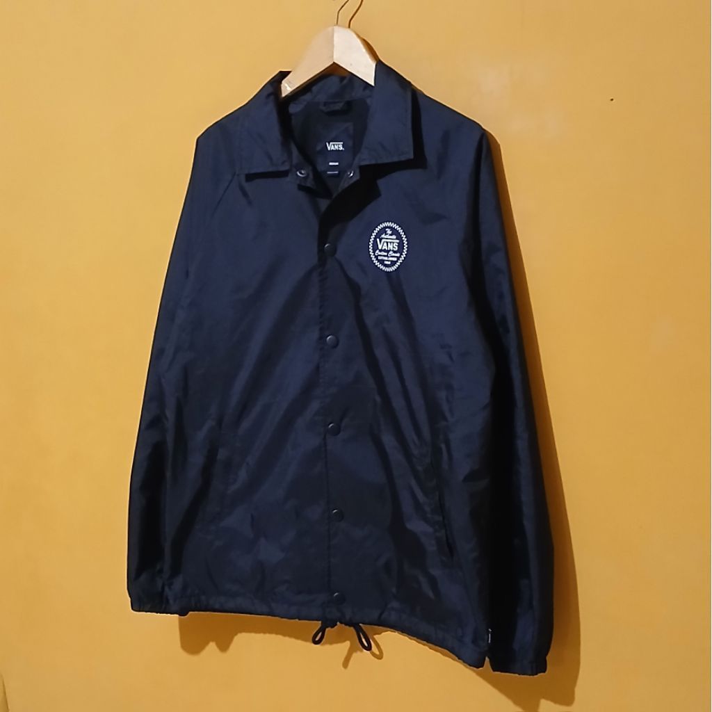 Coach Jacket Vans Logo Checkerboard