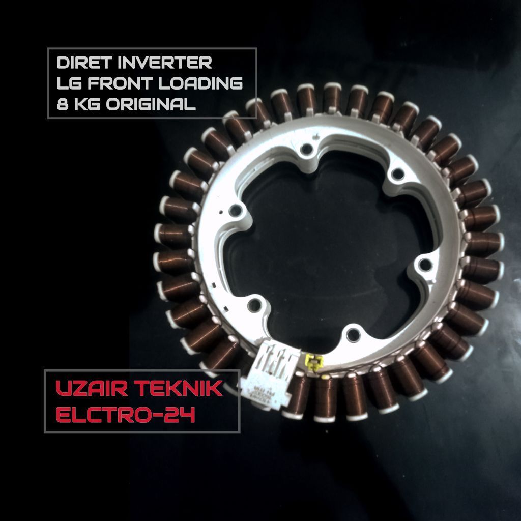 LG Dinamo Direc Drive BLDC Mesin Cuci Front Loading 8kg Bekas seperti Baru