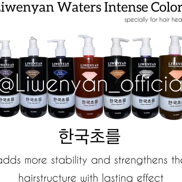 Kode 7d7Cr Liwenyan Intense Colors Shampo Silver / Shampoo Purple untuk memperbaiki keratin rambut