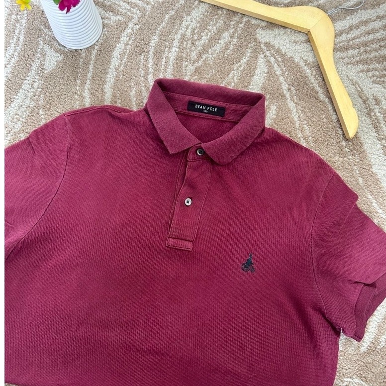 Polo shirt kaos kerah pria Bean pole Size M