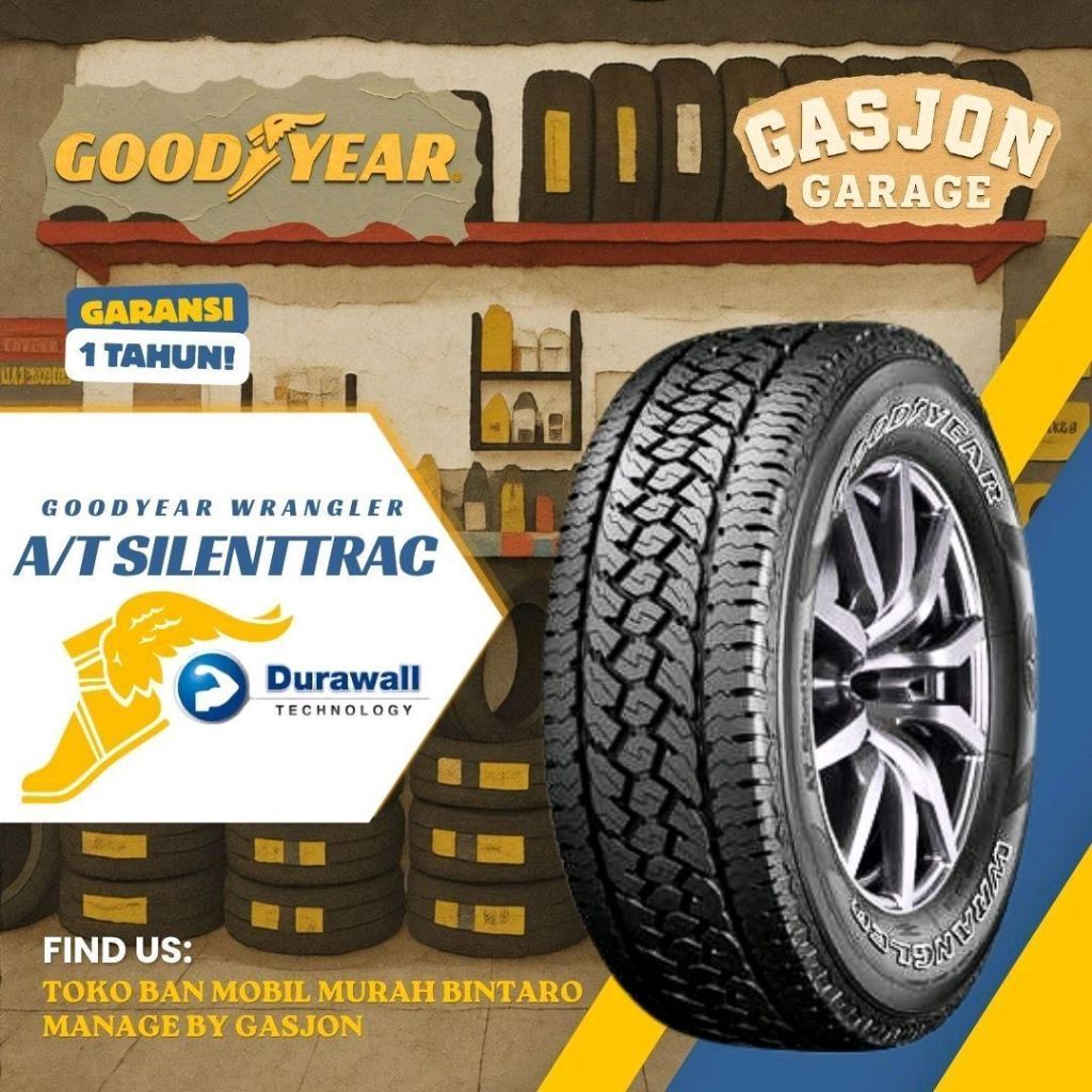 265 65 r17 Goodyear Wrangler Silentrack AT (Ban pajero, fortuner, ban AT) - GASJON GARAGE