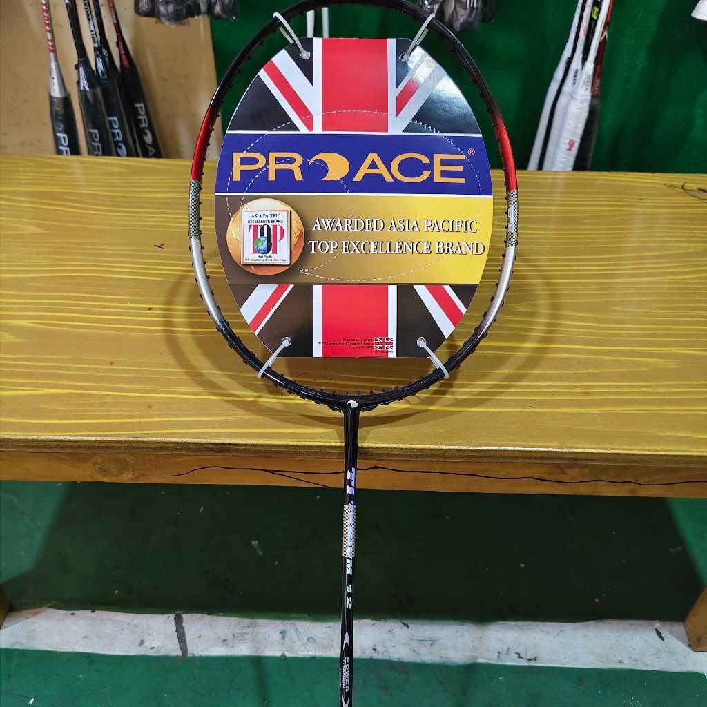 RAKET BADMINTON PRO ACE TI TITANIUM 12 ORIGINAL 3UG5 30LBS