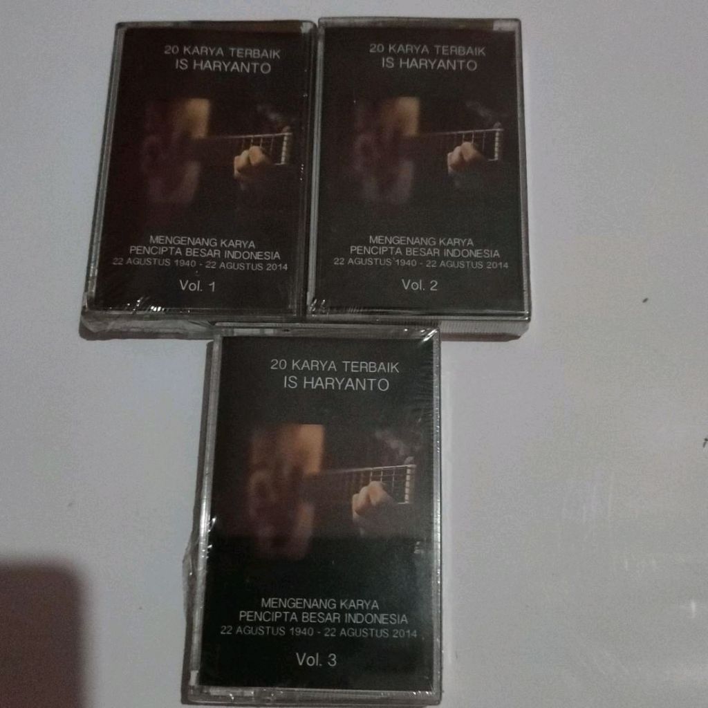 JUAL SEPAKET KASET 20 KARYA TERBAIK IIS HARYANTO VOL1, VOL2 & VOL3