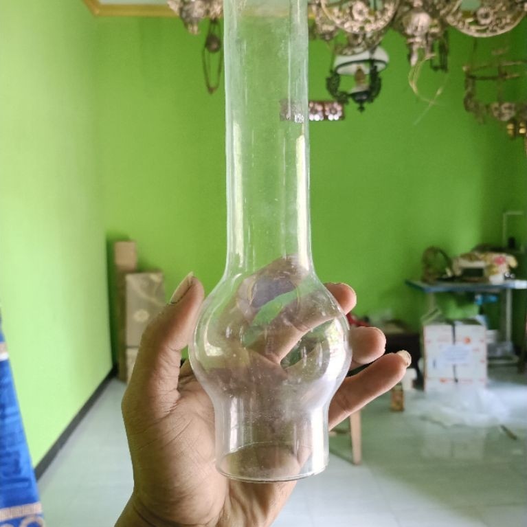 semprong kaca lampu antik