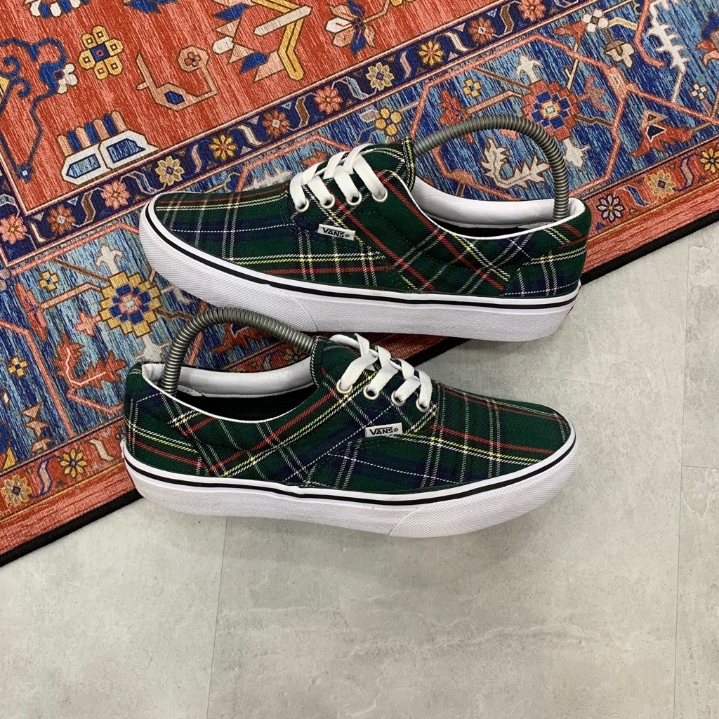 [Size 40.5] Vans Era Plaid Japan Market Second Original
