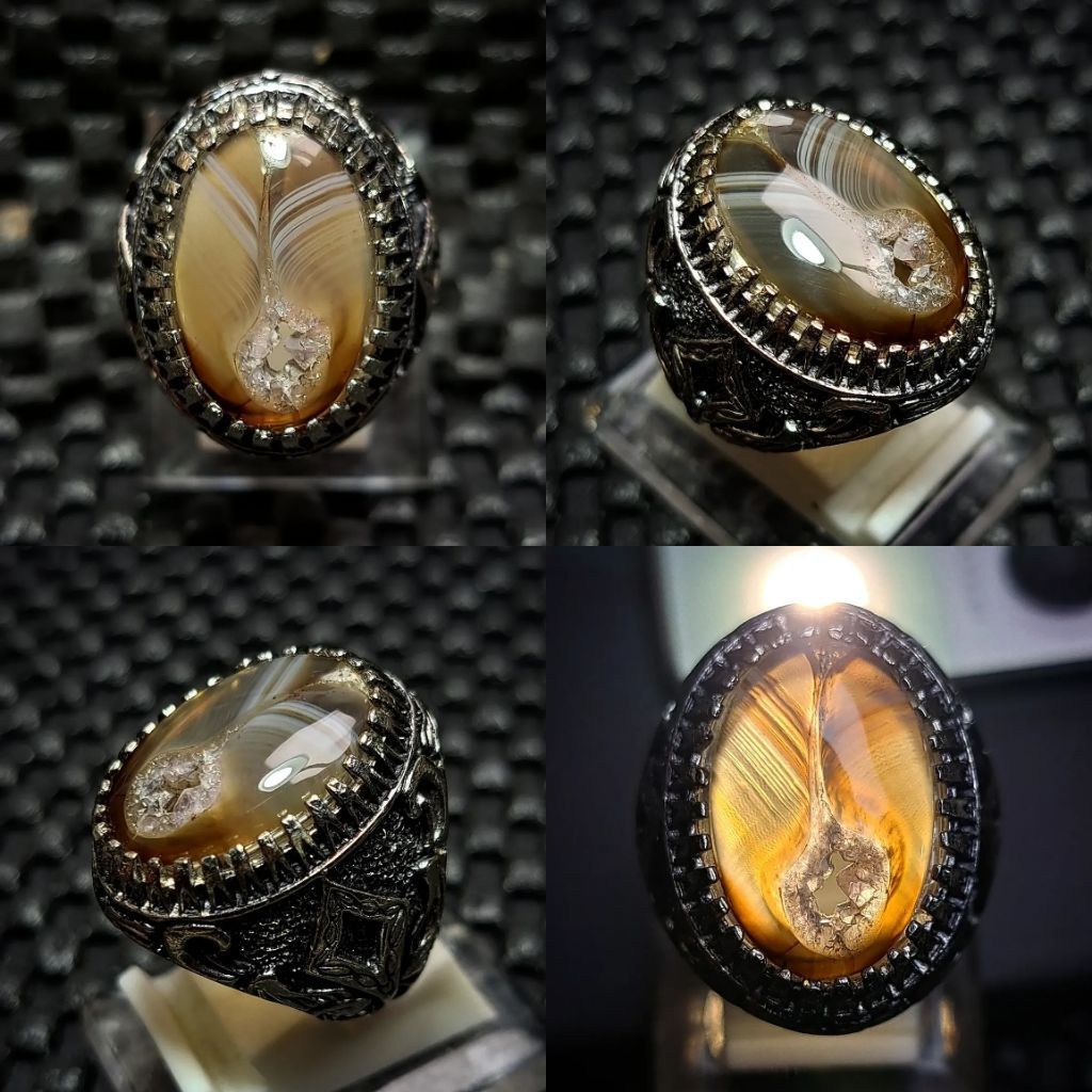 BATU CINCIN AKIK JUNDER COMBONG NATURAL ANTIK