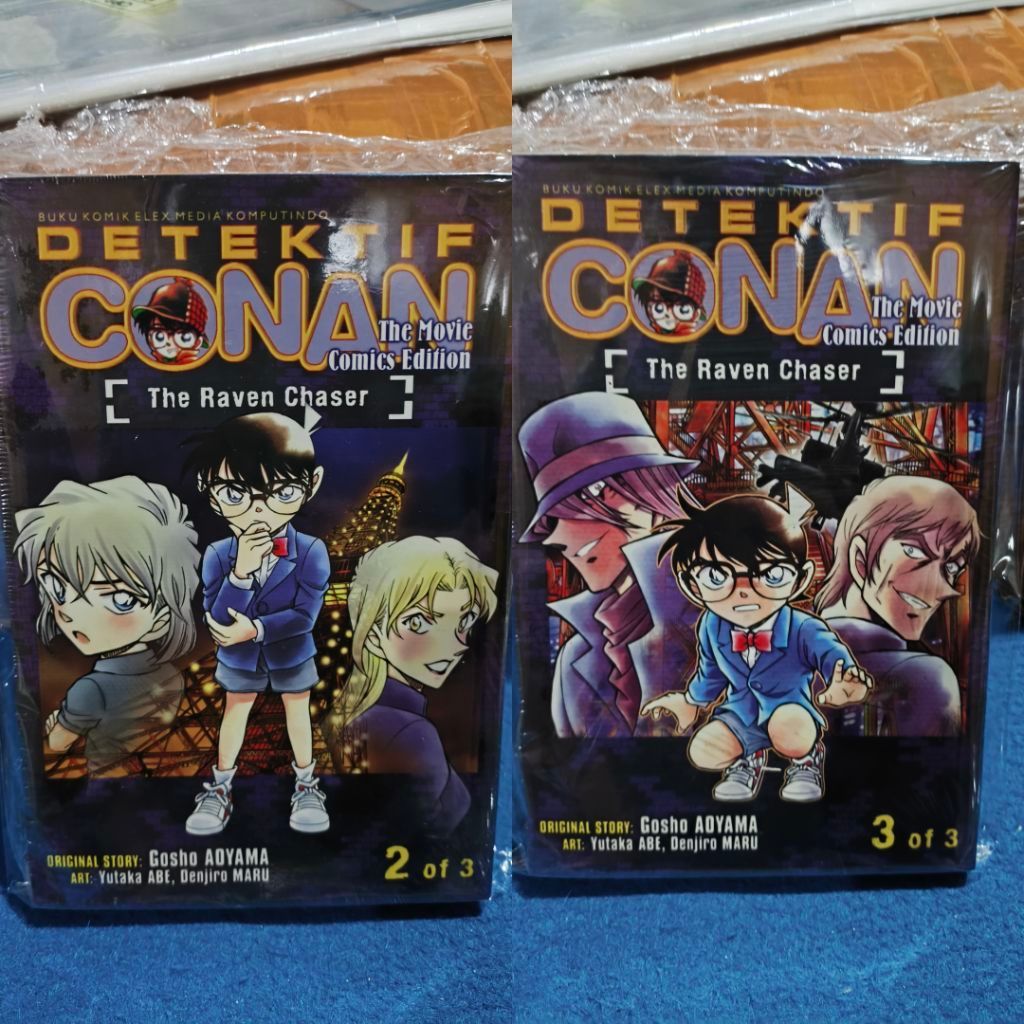 Komik detektif conan the movie comics edition the Raven chaser 2,3 segel / Komik detektif conan the 