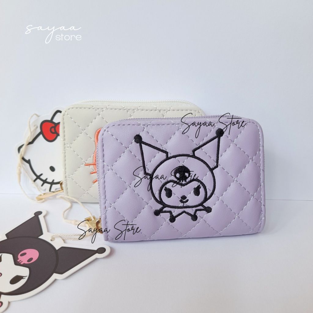 Miniso x Sanrio Cute Zip Around Change Pouch Card Coin Purse Card Wallet - Cinnamoroll / Kuromi / He