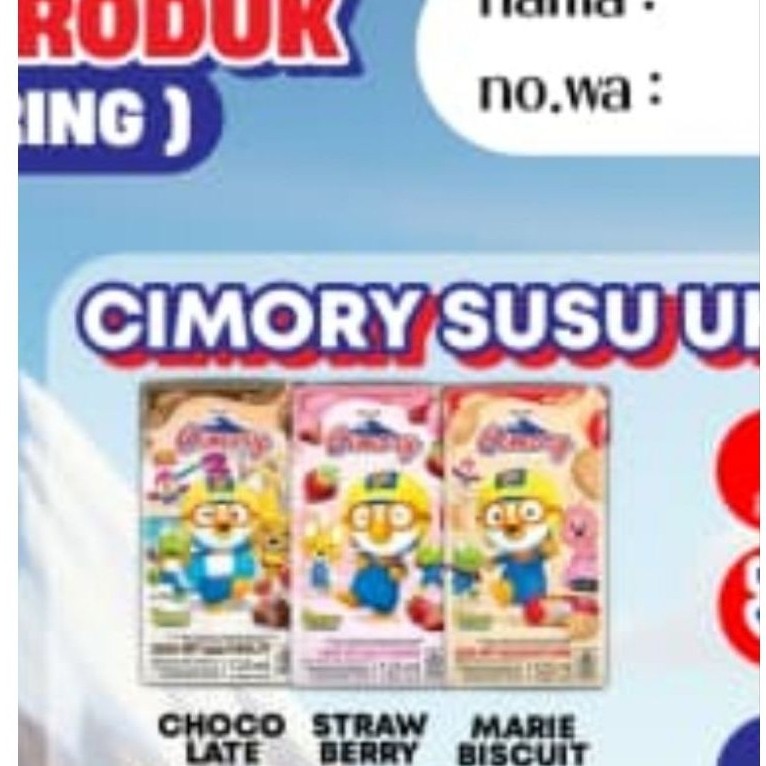 1 DUS SUSU CIMORY UHT FRESH MILK 125ml / 125 ml 1 KARTON SAMEDAY INSTANT