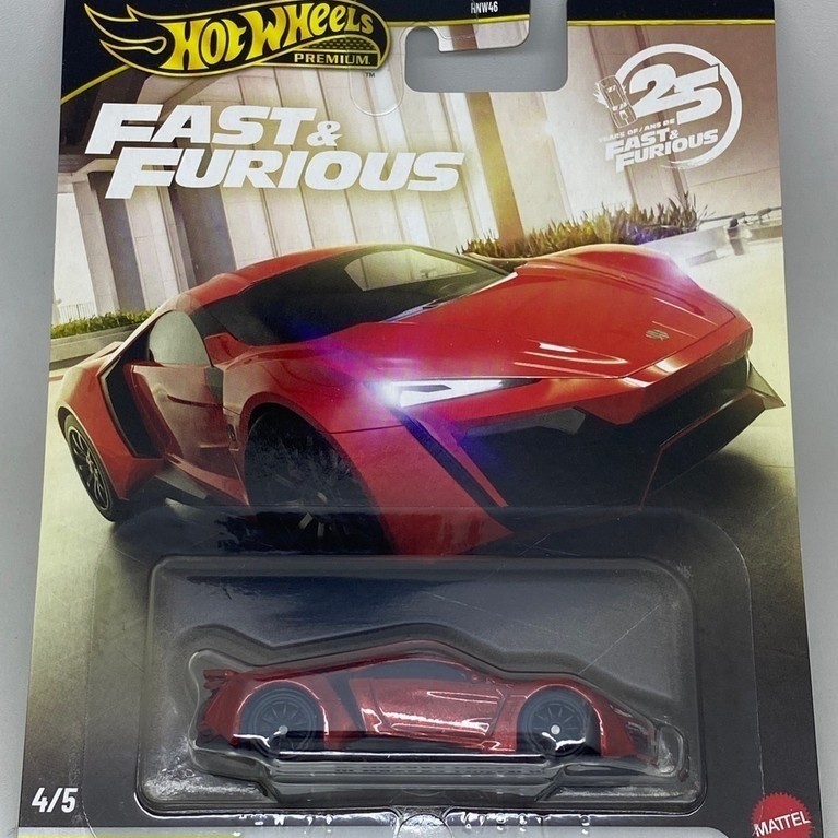 Hotwheels Premium Lykan Hypersport Fast and Furious