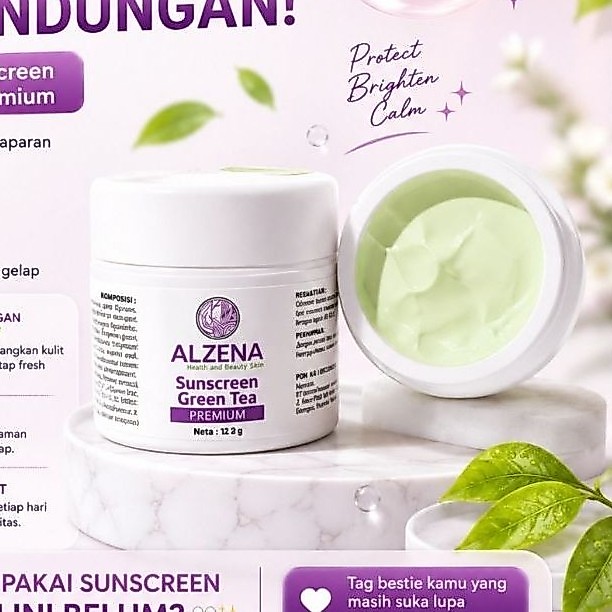 Sunscreen Greentea Premium Alzena