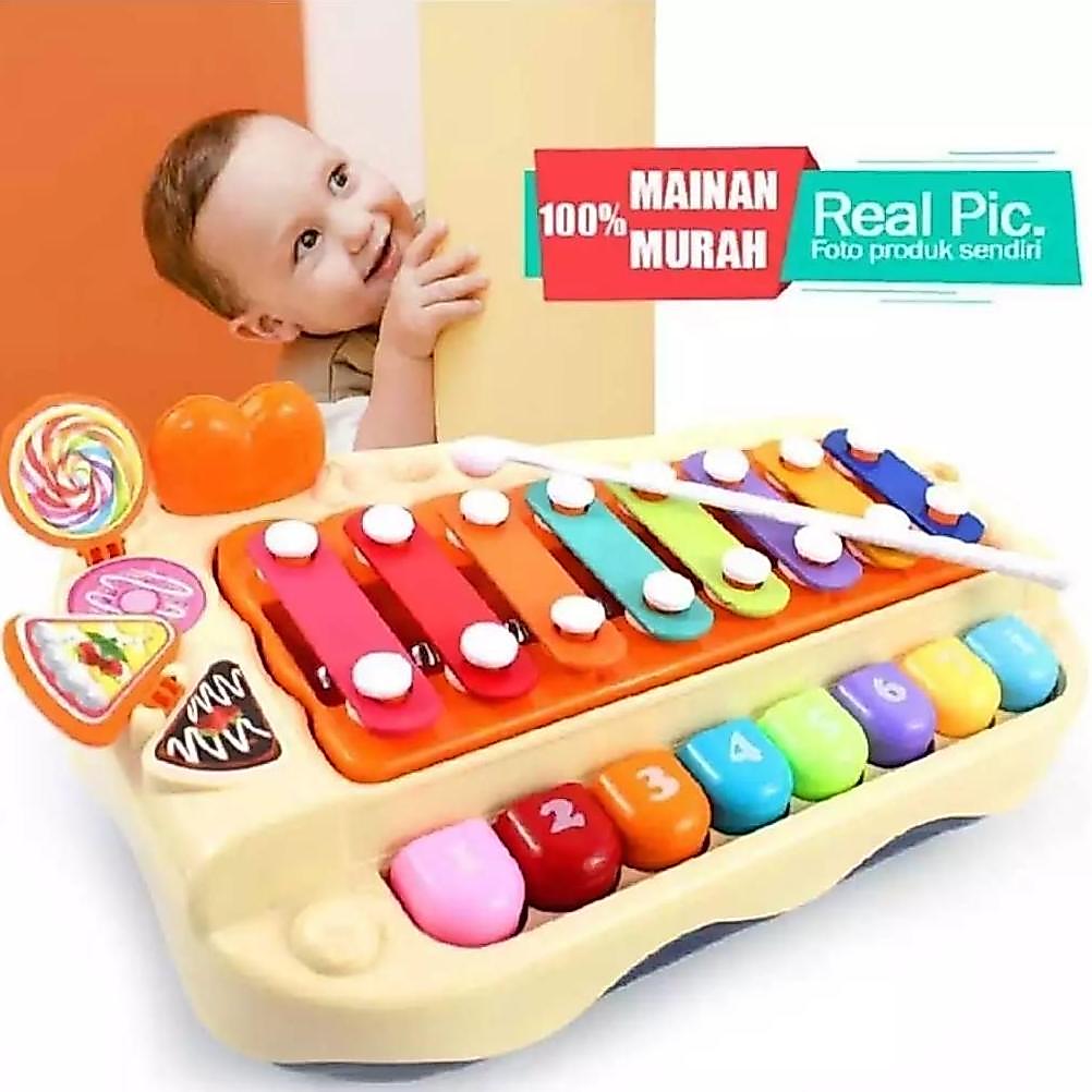 [ARRUM] 1241 mainan anak alat musik xylophone doremi /kolintang /mainan edukatif xylophone +box /mai