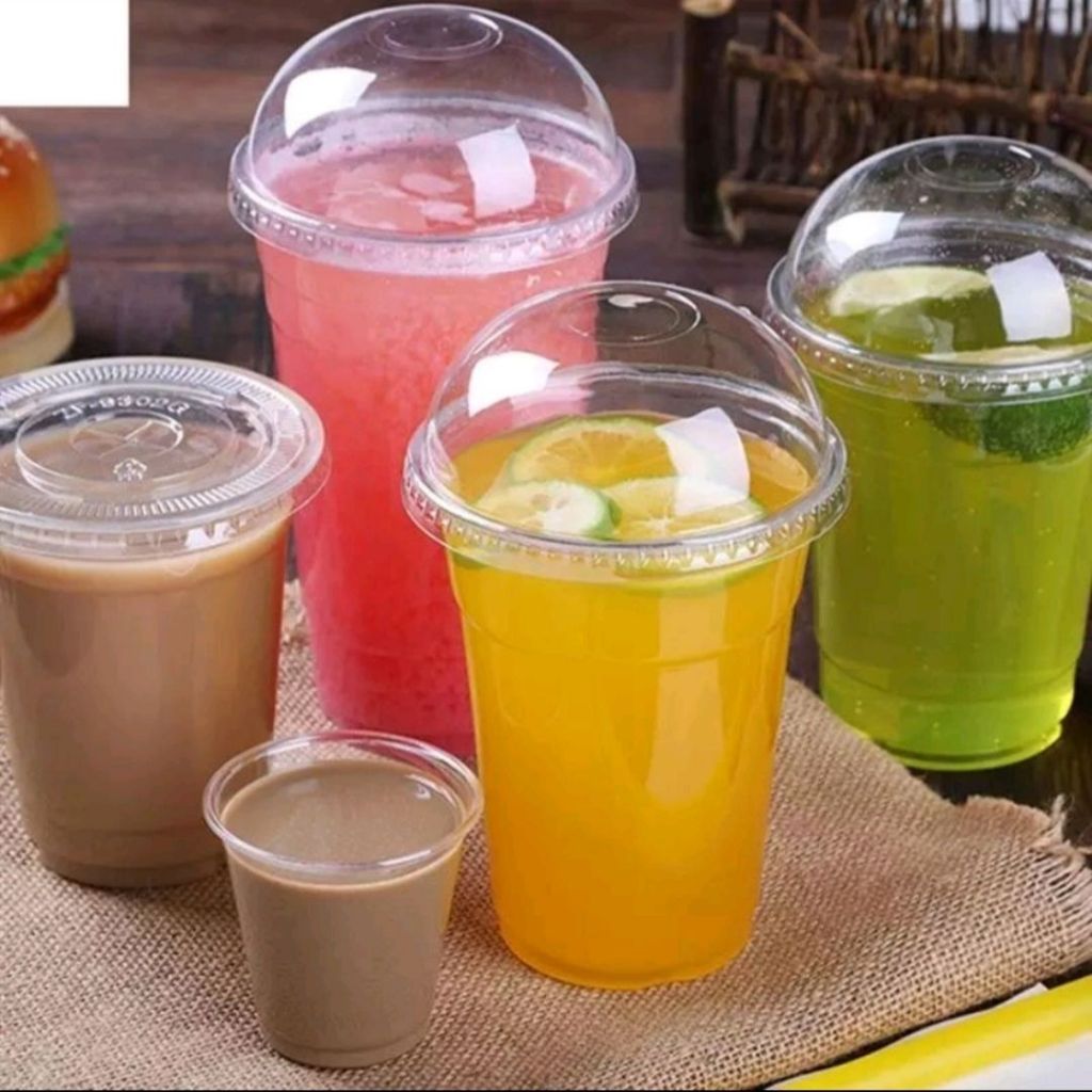 Cup PP Pop Ice  (50pcs) 12oz Cup Jus Smoothies