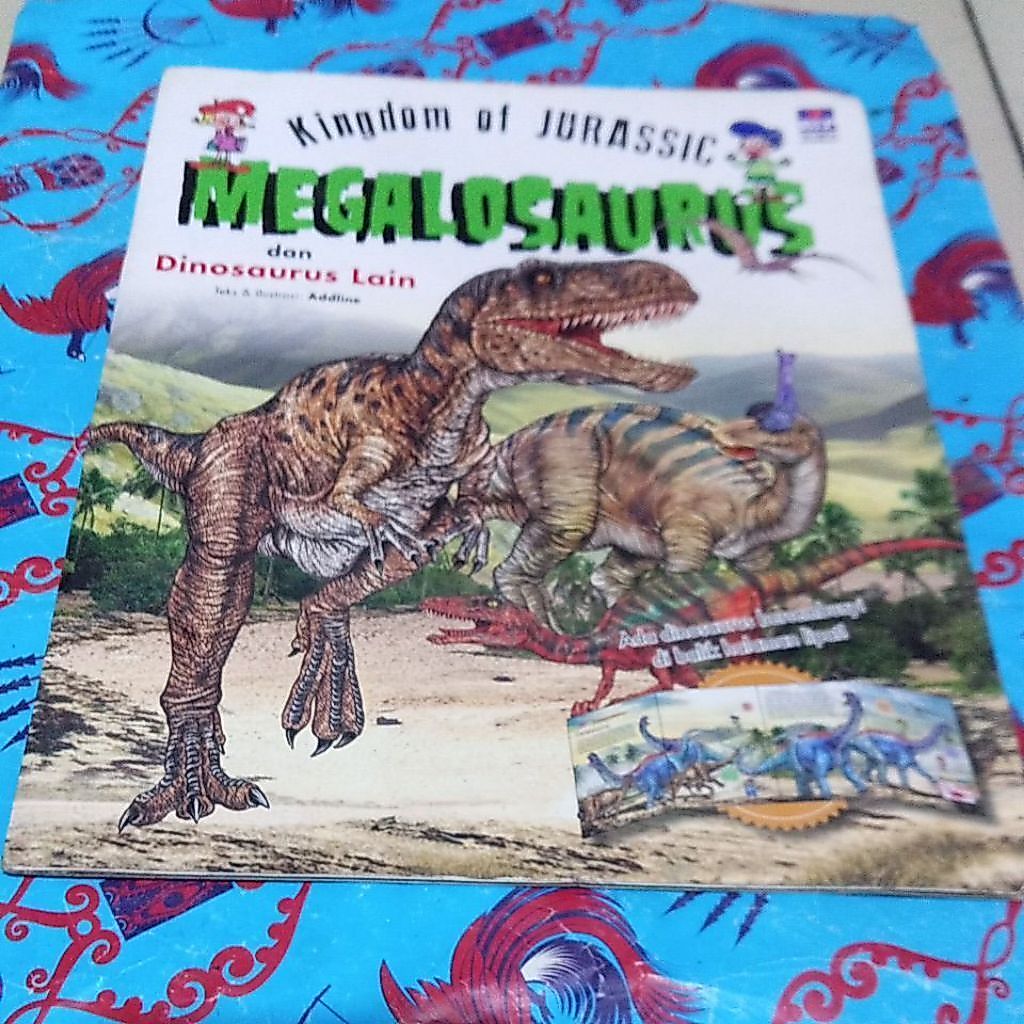 Buku kingdom of Jurassic - Megalosaurus dan Dinosaurus lain