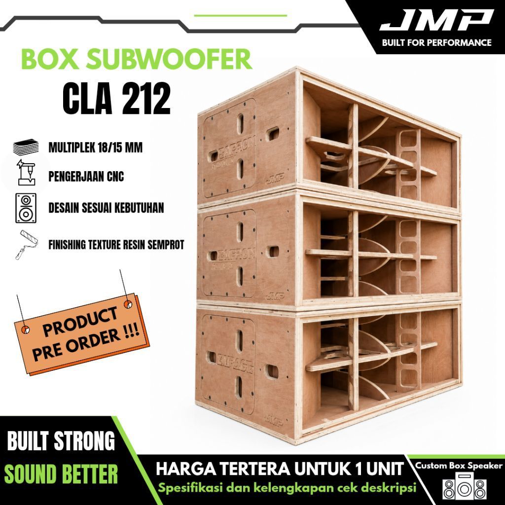 box cla 12 inch double horeg