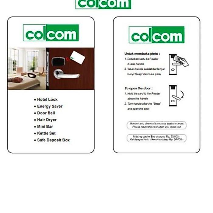 NEW Kartu RFID-Colcom type 9032 /9016 Putih