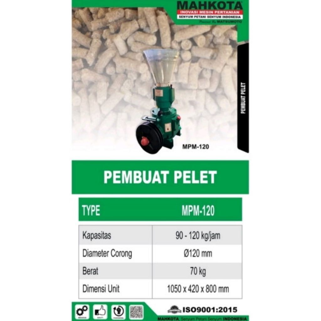 MESIN PELET MAHKOTA MPM120