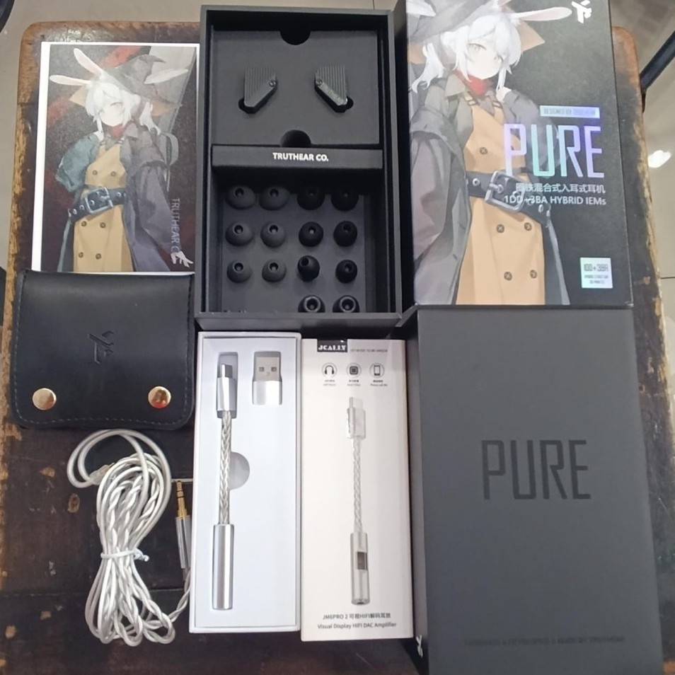 TRUTHEAR PURE 1DD+3BA Hybrid Driver In-Ear Monitor IEM HiFi Wired Earphone