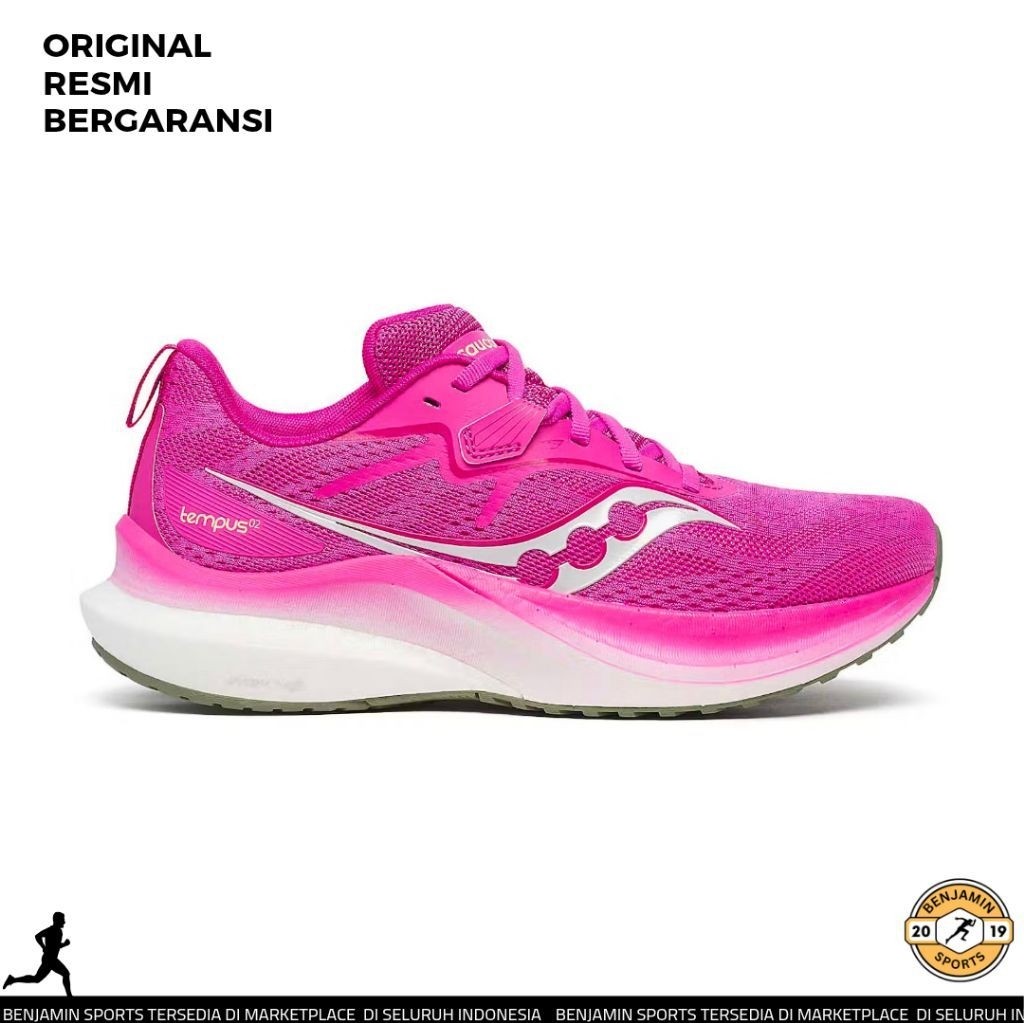 Saucony Tempus 2 Women's Running Shoes Fuchsia / Olivine