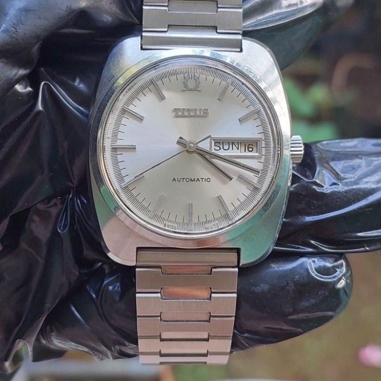 (Harga Net) Jam Tangan Solvil et Titus 3933 All Original Automatic & Manual Winding Swiss Made Vinta