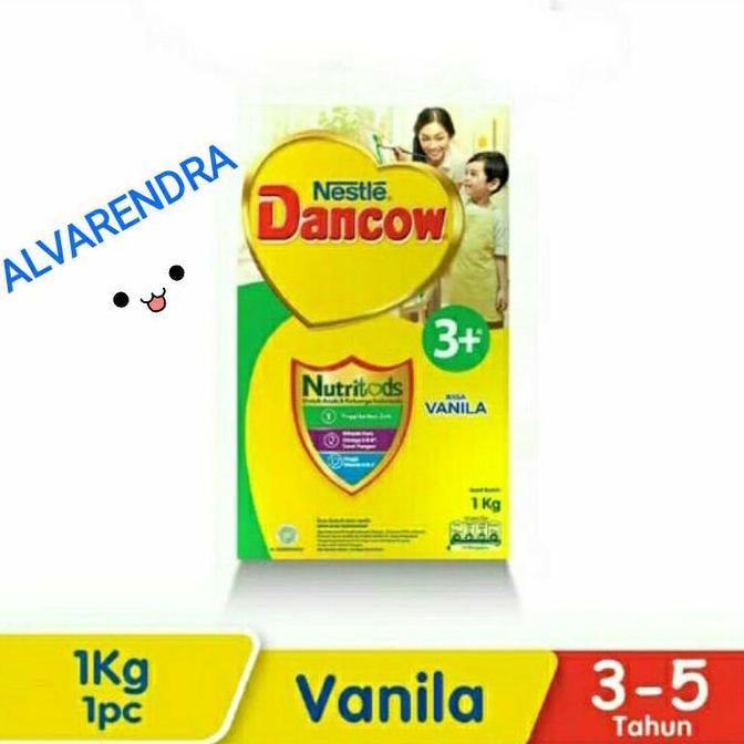 Babypow- Dancow 3 Vanila / Madu 1Kg 1 Kg 1000 G Bubuk Bayi Lactogrow Peratan