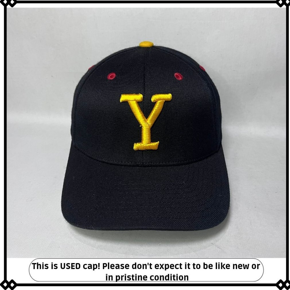 topi baseball huruf Y builtup XS original second wanita pria