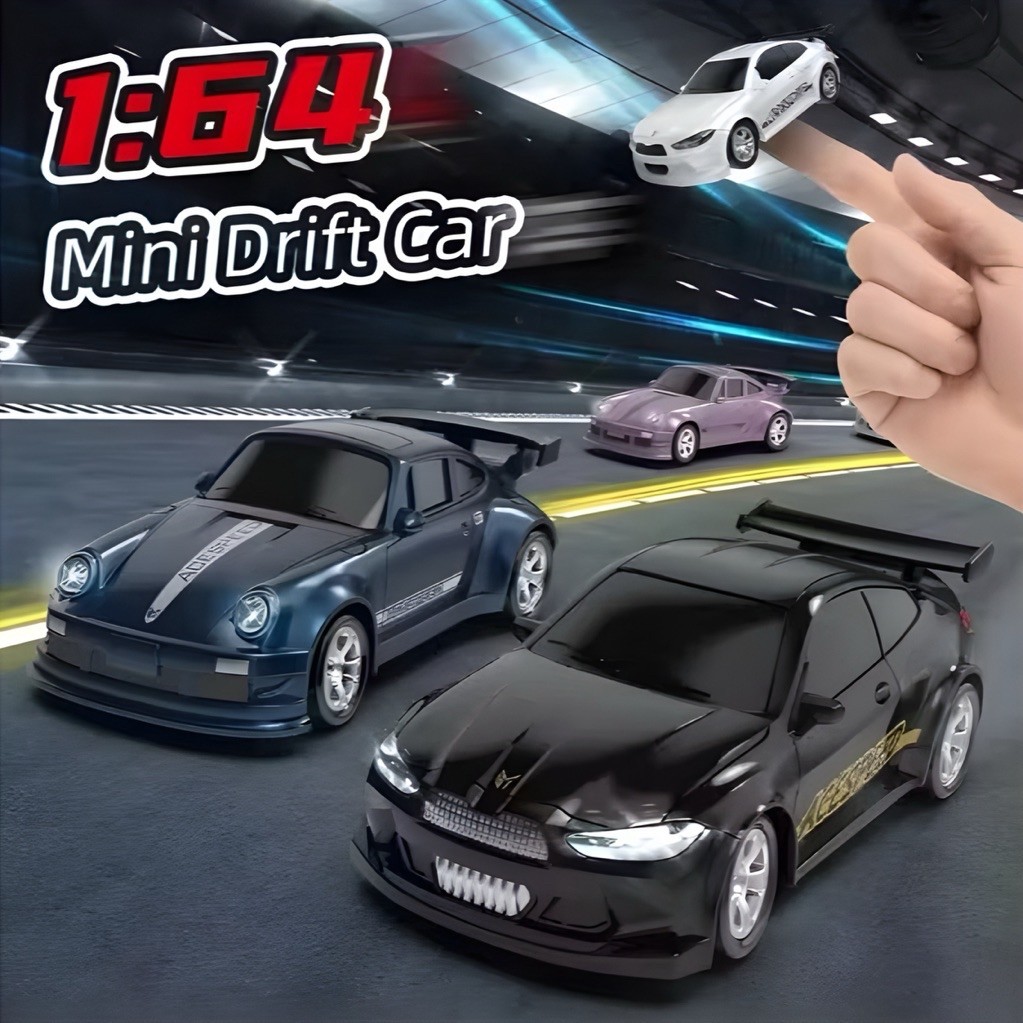Desktop RC Drift Car Micro Merk Fayee Skala 1:64 QD 2,4 Ghz Model Porsche dan BMW - Mobil RC Mini Ba