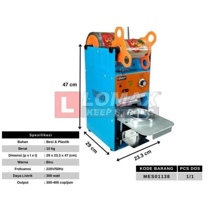 IROSAKA MOLLAR by Eton Cup Sealer - Mesin Penyegel Gelas Plastik Tanpa ROLL