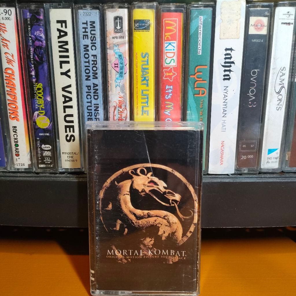 Kaset Pita Mortal Kombat OST Soundtrack OMPS Napalm Death The Immortals Orbital