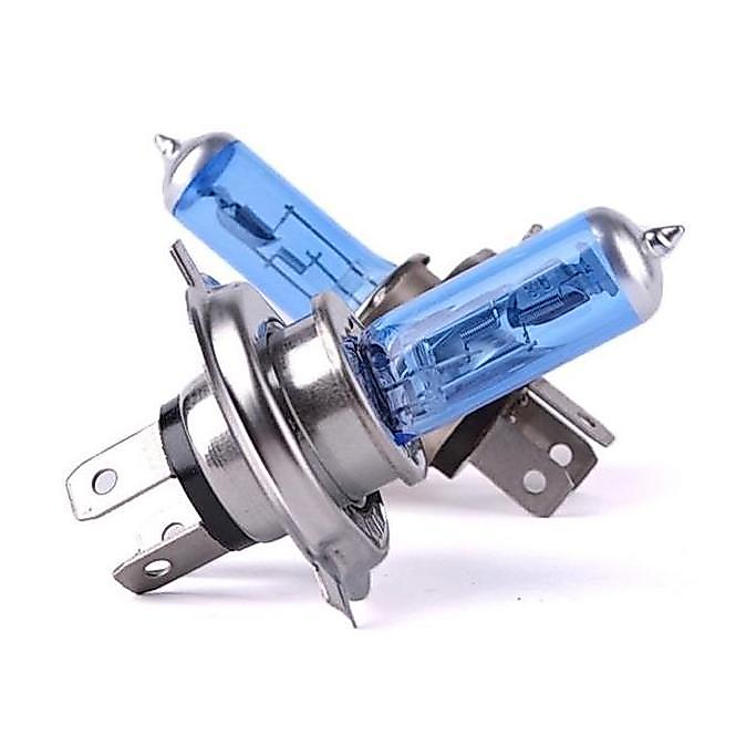 ID-Apexride Lampu Halogen H4 Kaki 3 H4 12V 55W Paling Terang Lampu Halogen Depan Cahaya Putih