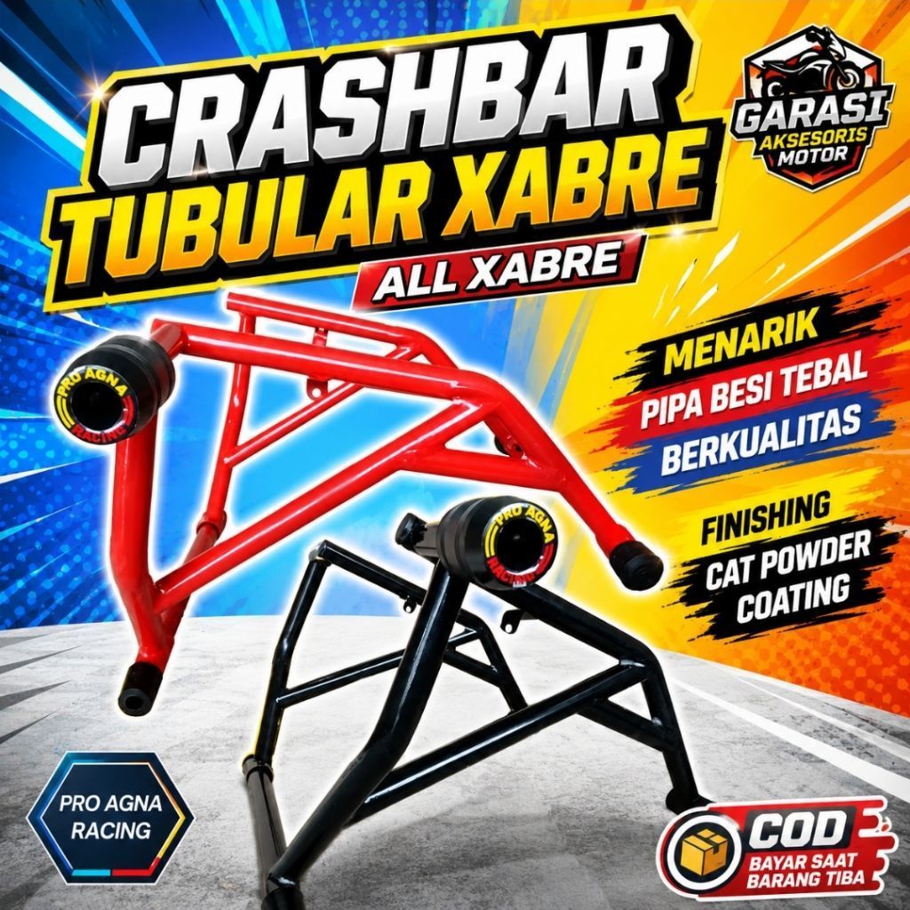 CRASHBAR XABRE TUBULAR XABRE CRASHBAR XABRE NEW ALLXABREE + JALU PRO AGNA RACING