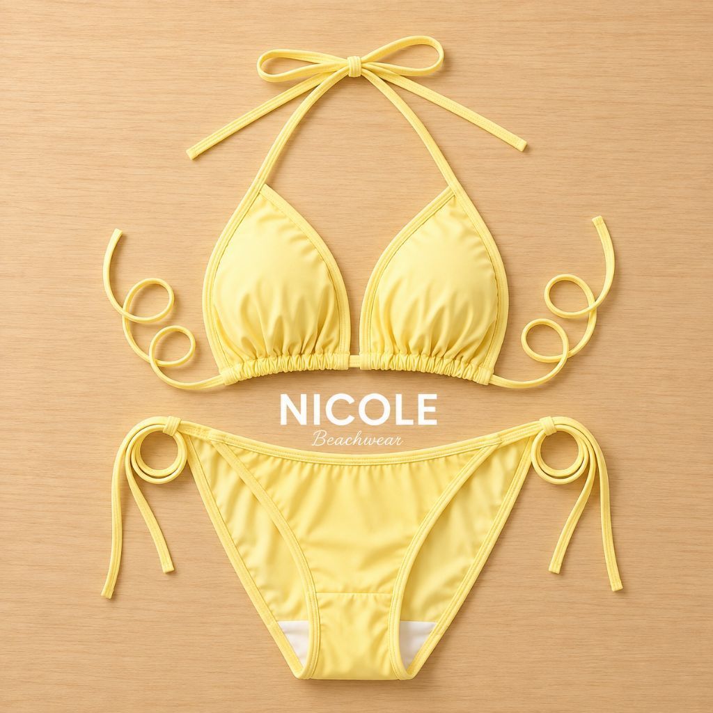 [NICOLE] Bikini Set Pants Bikini Pantai Bikini Sexy Baju Renang Dewasa Premium | Bikini Wanita Stret