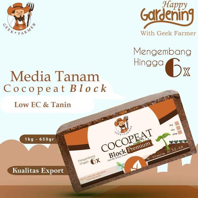 [] Geek Farmer - Cocopeat Block Media Tanam