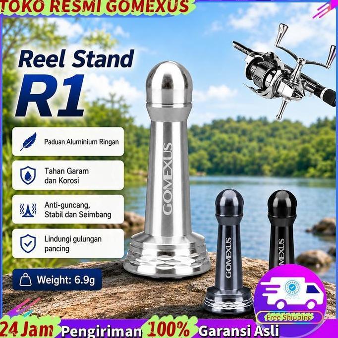 GOMEXUS STAND REEL 39/42MM UNTUK SHIMANO RYOBI 1000-6000 LANGSUNG SESUAI DESKRIPSI R1