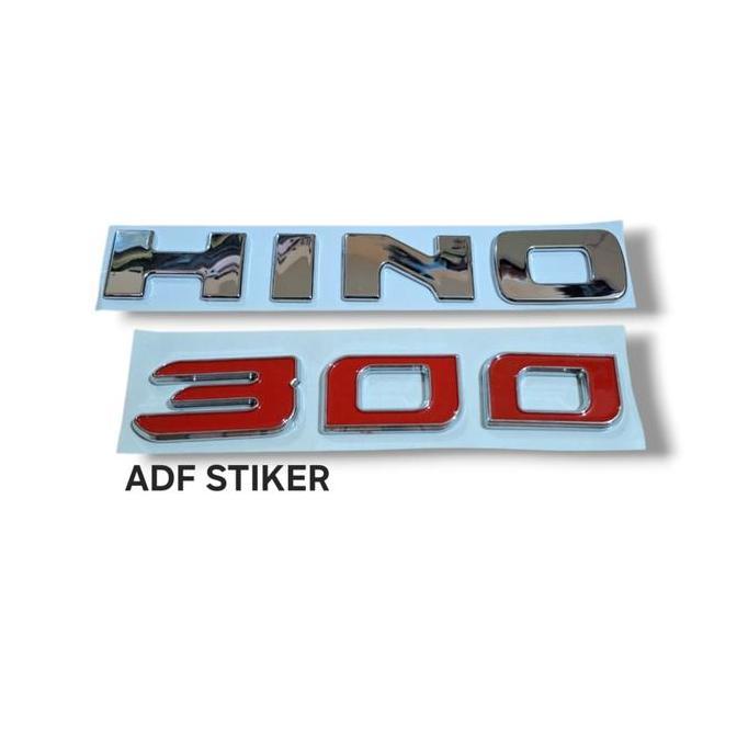 Promo Emblem Hino Dutro 300 timbul / Emblem dutro chrome / emblem hino 300 chrome / dutro hino 300 D