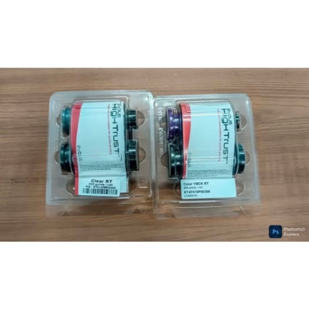 Ribbon dan Film Evolis Avansia / Ribbon Evolis avansia / Film Evolis Avansia Satu set Ribbon dan Fil