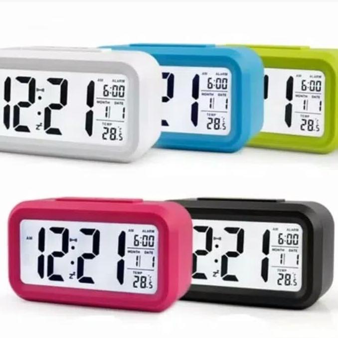 Jam meja digital LED/ jam weker