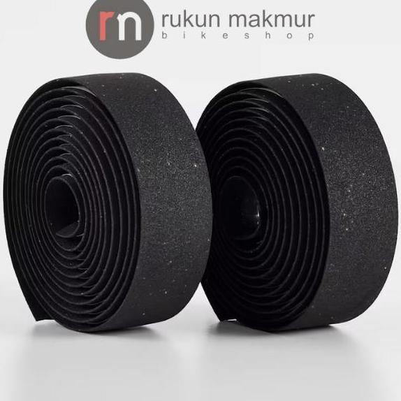 Promo Bontrager Trek DOUBLE GEL CORK Handlebar Tape Set Black Bar Tape - 3 mm Thick / Long Lasting C