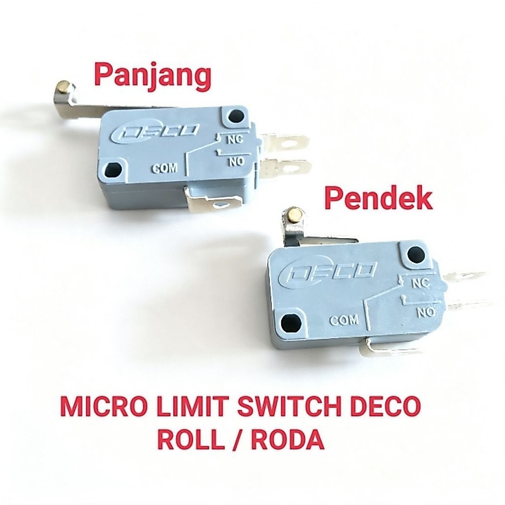 MIKRO SWIT MICROSWITCH DECO / Micro Switch Deco Roda Roll Panjang Pendek