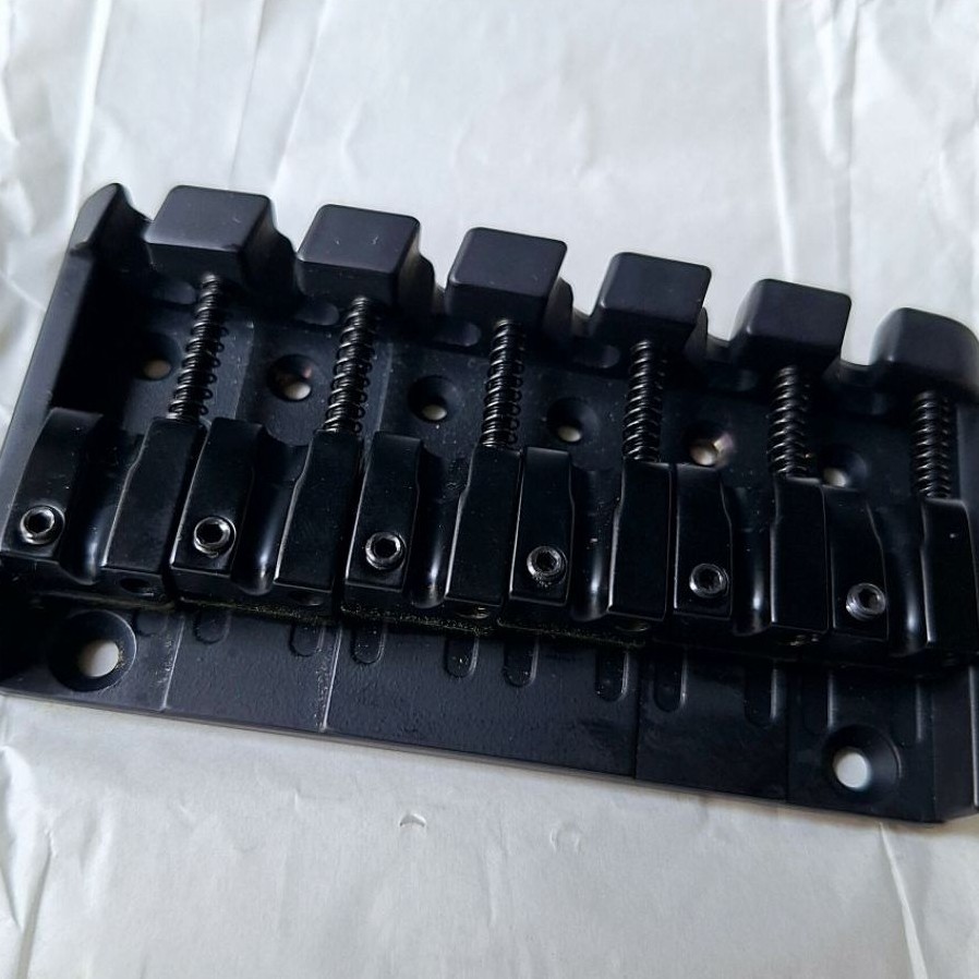 Bridge Bass 6 string Tebal Warna Hitam electrik guitar